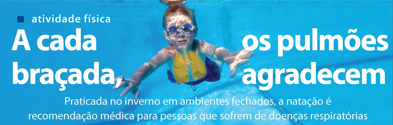 Arte: a cada braçada, os pulmões agradecem — natação no inverno